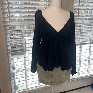 Y2k Hollister Babydoll Lace Elena Gilbert Bella Long Sleeve Top